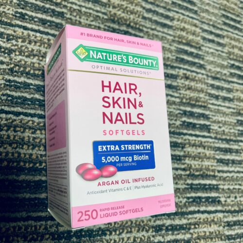 Nature’s Bounty Hair Skin & Nails Advanced (Cabelo, Pele e Unhas)  SOFTGELS  com 250 Gomas