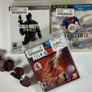 KIT DE JOGOS PARA PS3 E PS4 NBS 2K13, DESTINY 2 E MADDEN 18