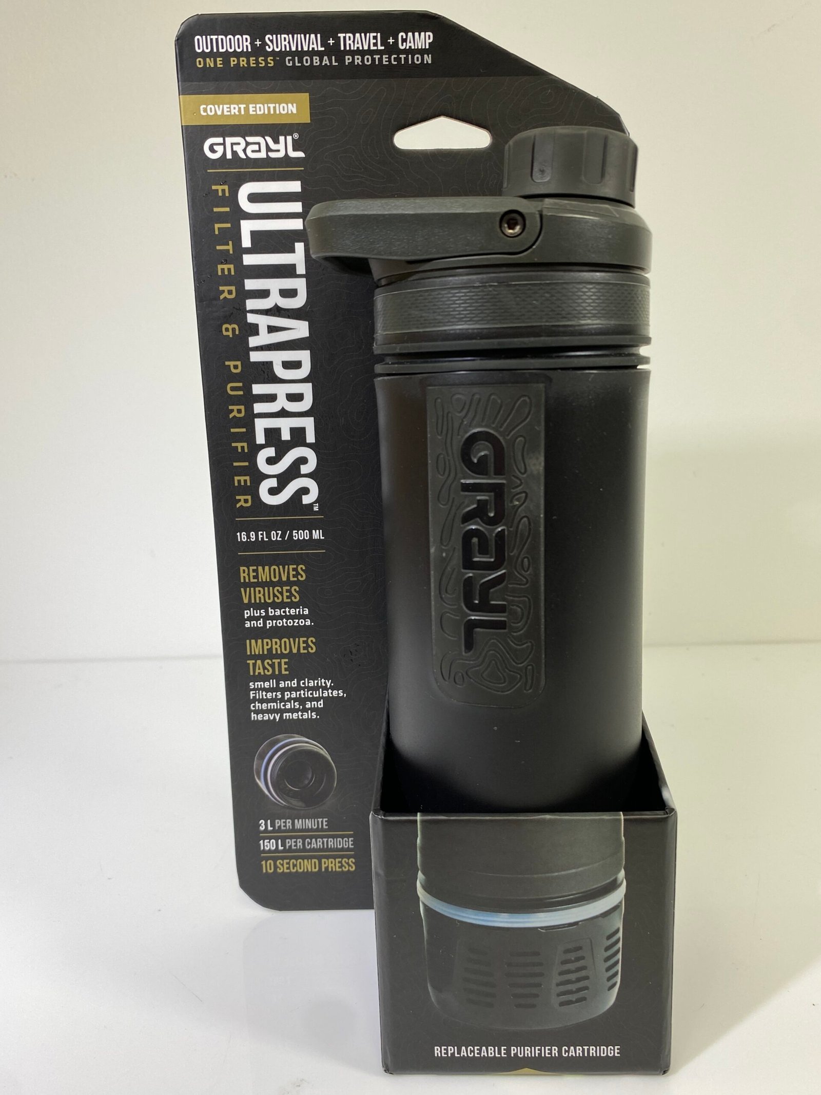 Garrafa com Filtragem Grayl UltraPress - Imagem 2