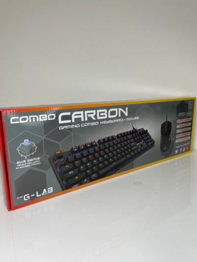 Kit Gamer Combo Carbon - The G-Lab - Produto Novo (Lacrado)