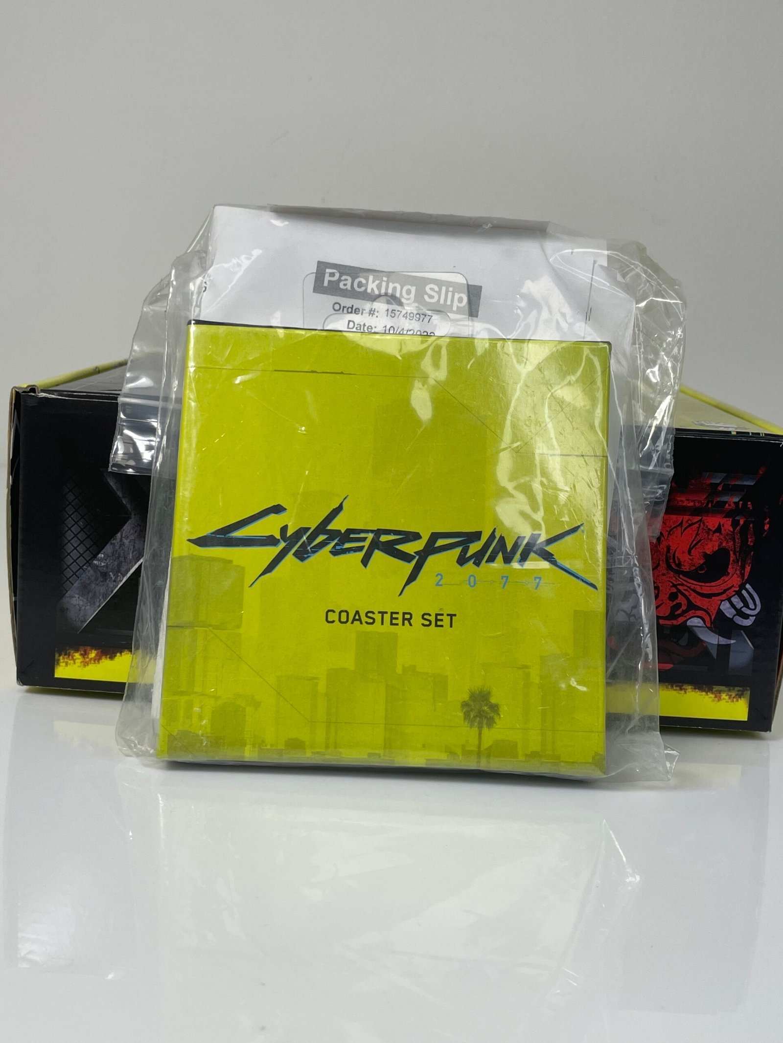 Cyberpunk 2077 Collectors Box + Coaster Set - Imagem 3