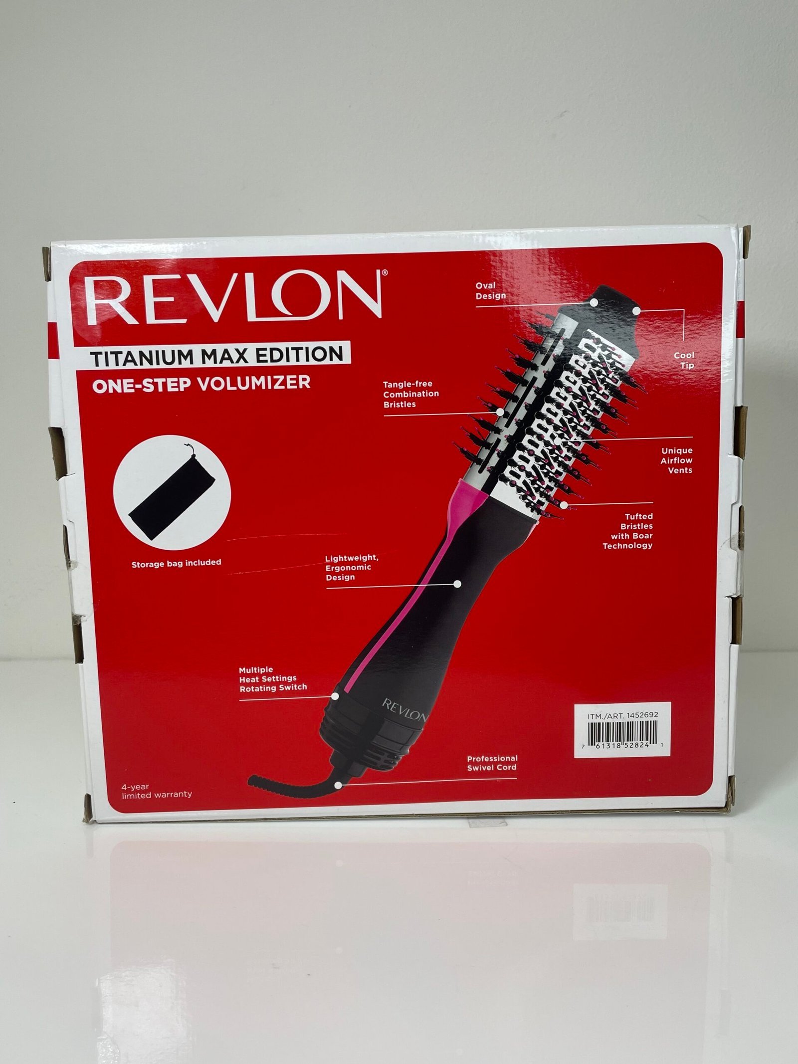 REVLON One-Step Volumizer Hair Dryer and Hot Air Brush - Novo (Open Box) - Imagem 2