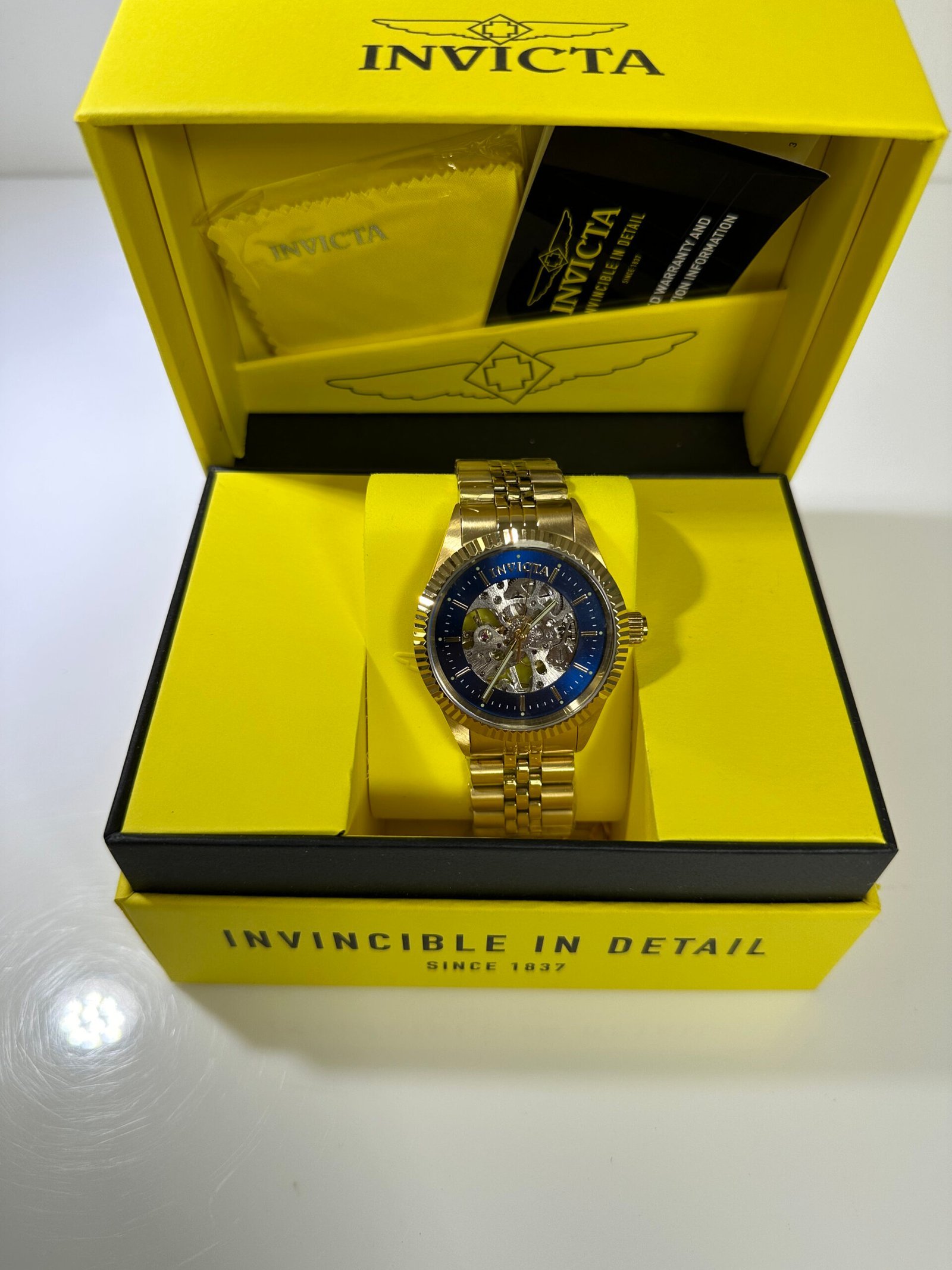 Relogio Invicta Specialty Mechanical Men's Watch - 43mm, Gold (36443) - Imagem 2