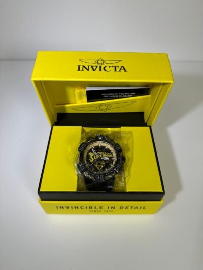 Relogio Invicta DC Comics Superman Men's Watch - 52mm, Black (41148)
