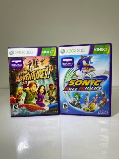 Kit de Jogos Xbox Kinect - Kinect Adventures + Sonic Free Riders