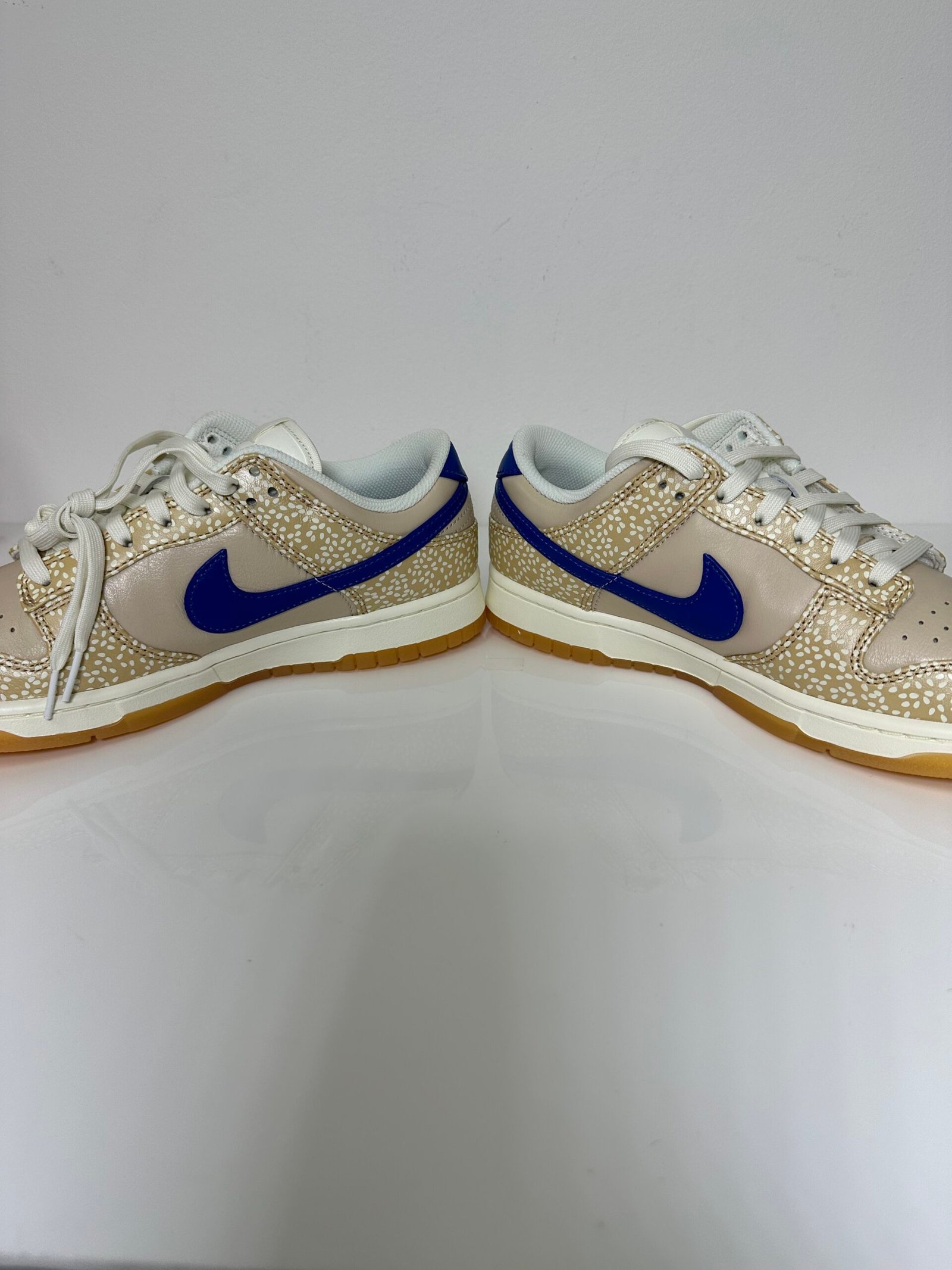 Tênis Nike Dunk Low PRM Masculino - Sesame / Blue Jay - US 9,5 / BR 41 - Imagem 7