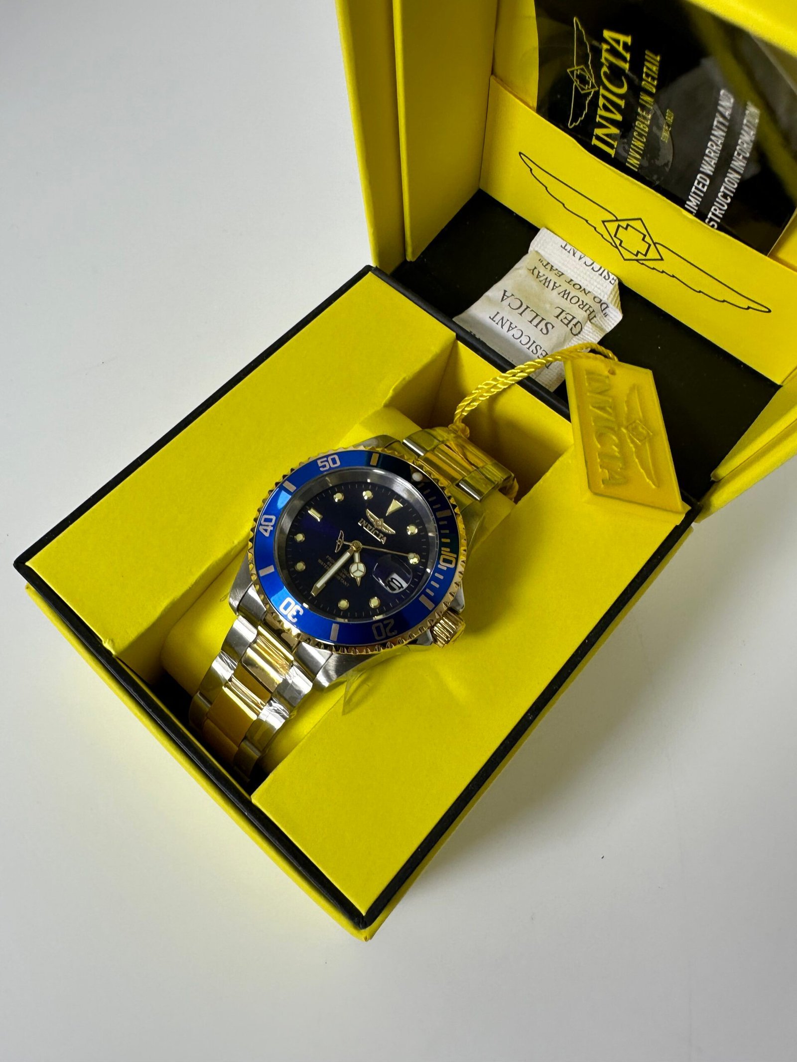 Relogio Invicta Pro Diver Men's Watch - 40mm, Steel, Gold (26972) - Imagem 3