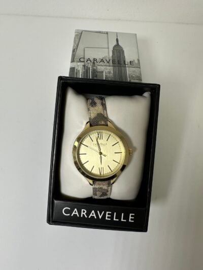 Relogio Caravelle Ladies New York Leopard