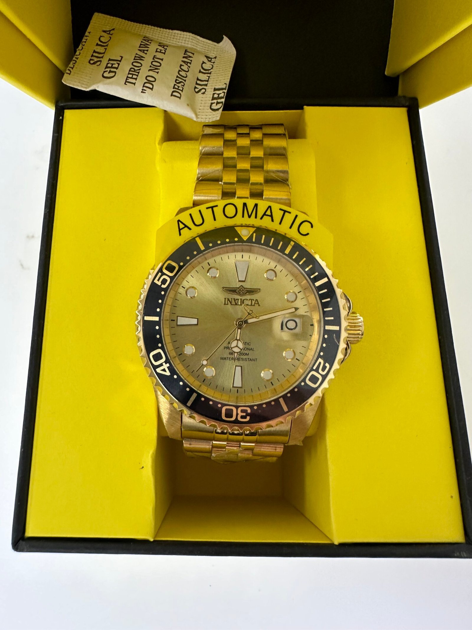 Relogio Invicta Pro Diver Automatic Men's Watch - 42mm, Gold (39347) - Imagem 2