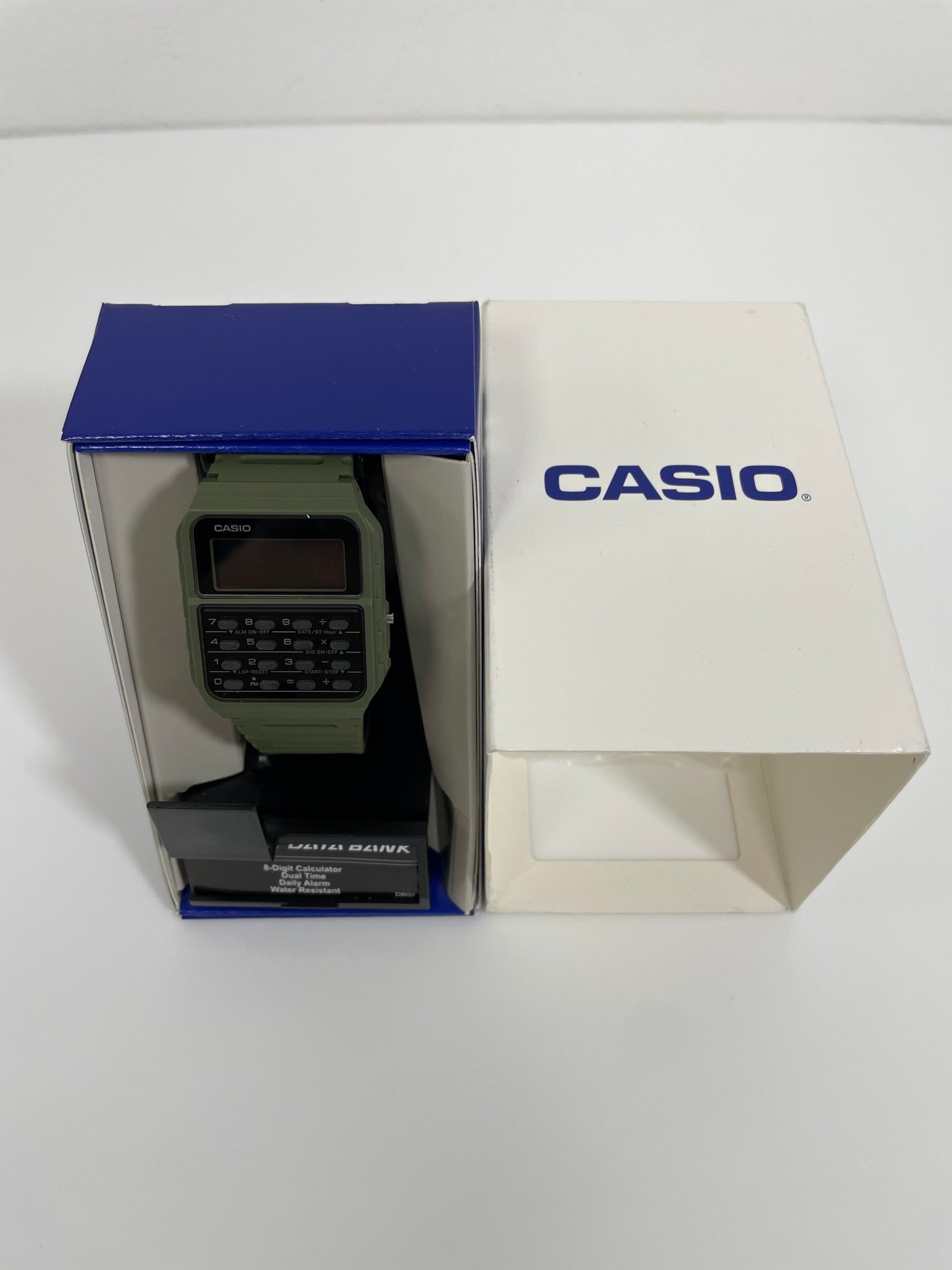 Relogio Casio CA53W Vintage Series | Data Bank | 1/100 SEC Stopwatch | Water Resistant | 8 Digit Calculator | Dual Time | Resin Band | Resin Case | Auto Calendar | Daily Alarm | 5 Year Battery