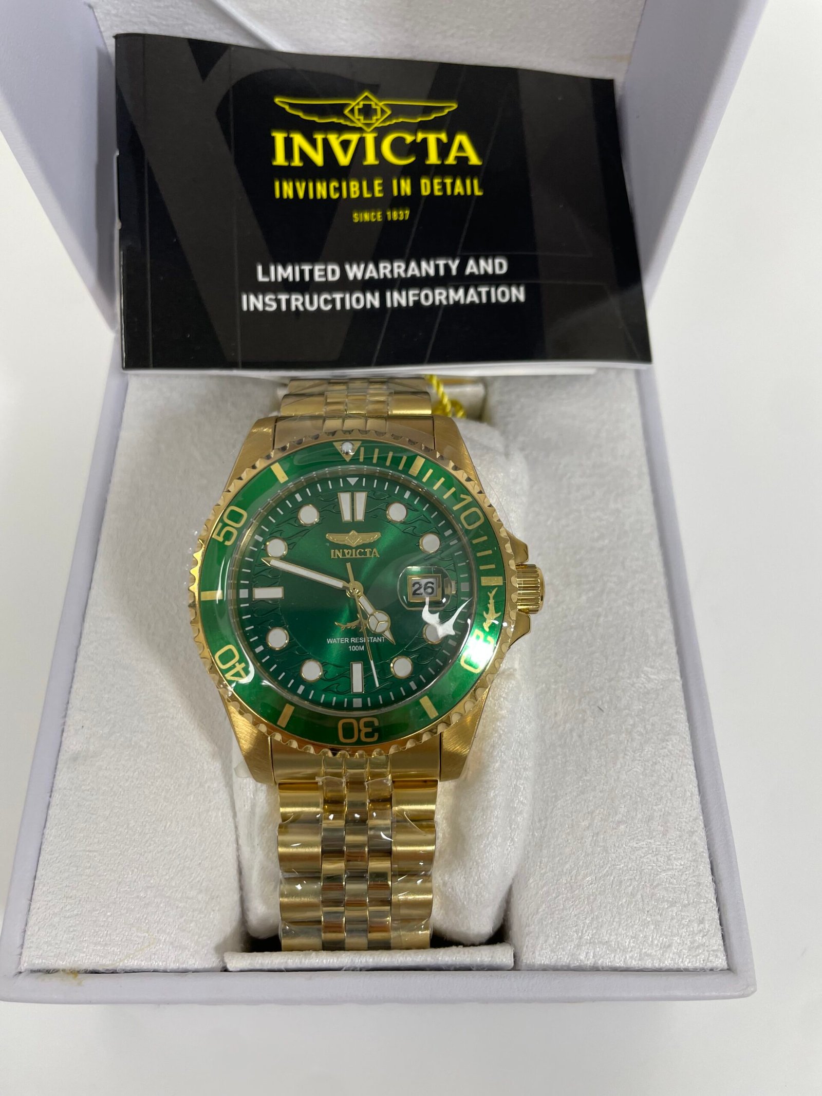 Relogio Invicta Pro Diver Men's Watch - 43mm, Gold (30615) - Imagem 2