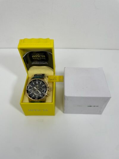 Relogio Invicta Corduba Men's Watch - 52mm, Black, Gold (33695)