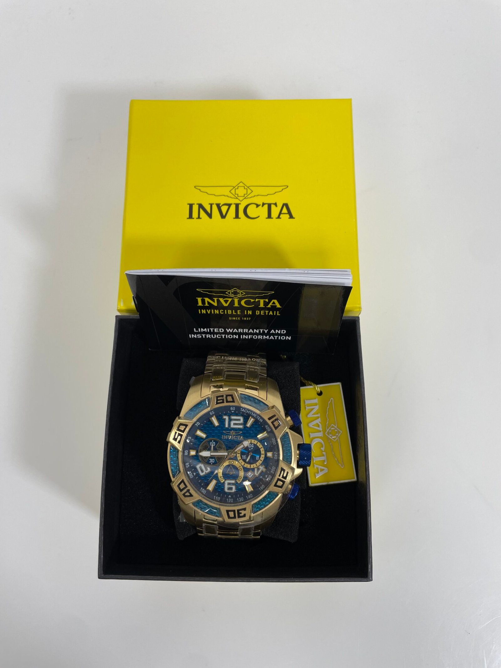 Relogio Invicta Pro Diver SCUBA Men's Watch - 50mm, Gold (ZG-25852) - Imagem 3