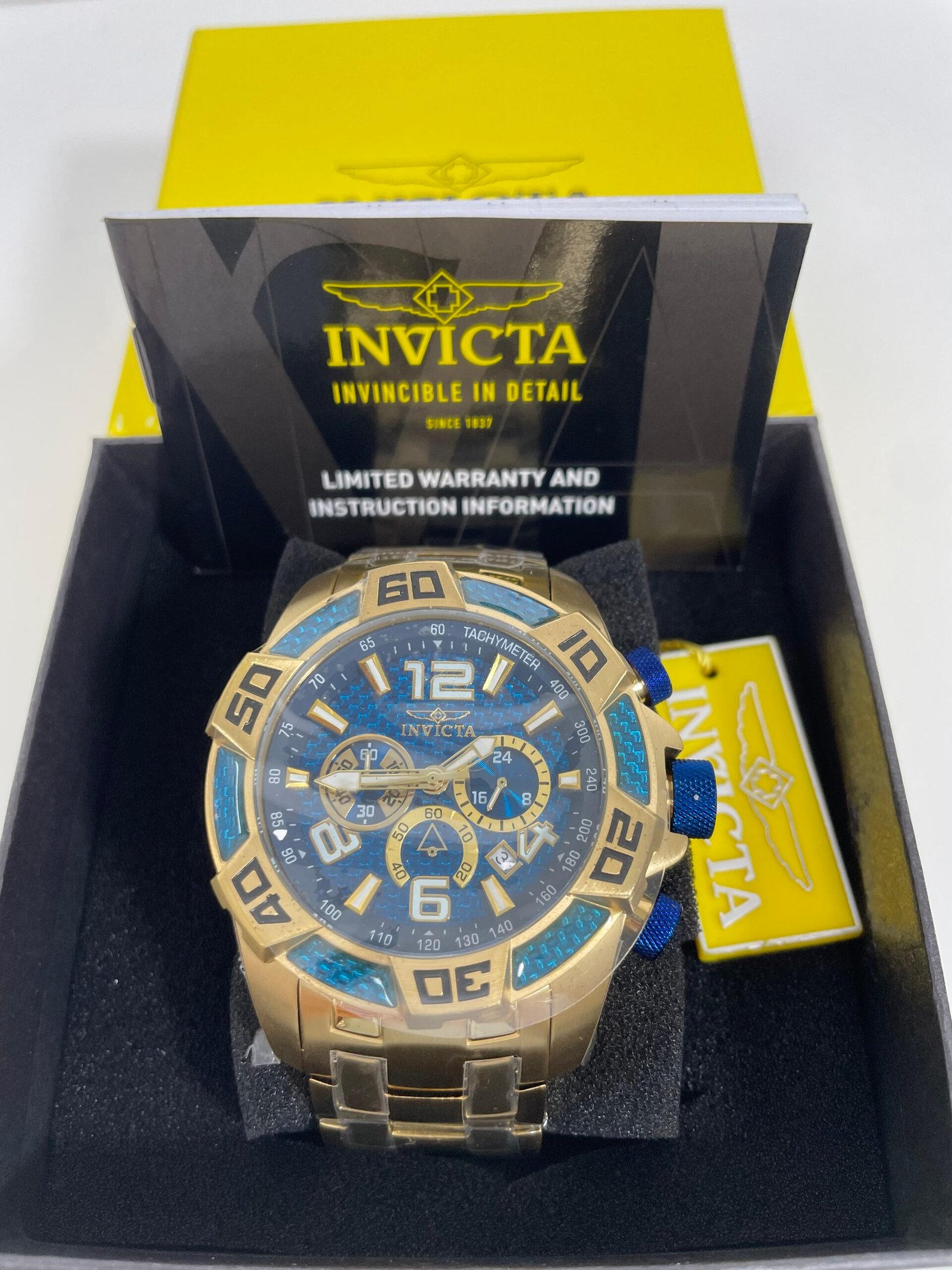 Relogio Invicta Pro Diver SCUBA Men's Watch - 50mm, Gold (ZG-25852) - Imagem 2