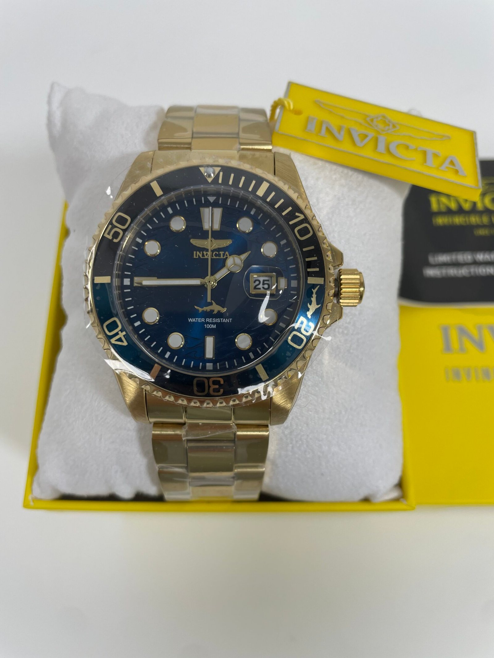 Relogio Invicta Pro Diver Men's Watch - 43mm, Gold (30810) - Imagem 3