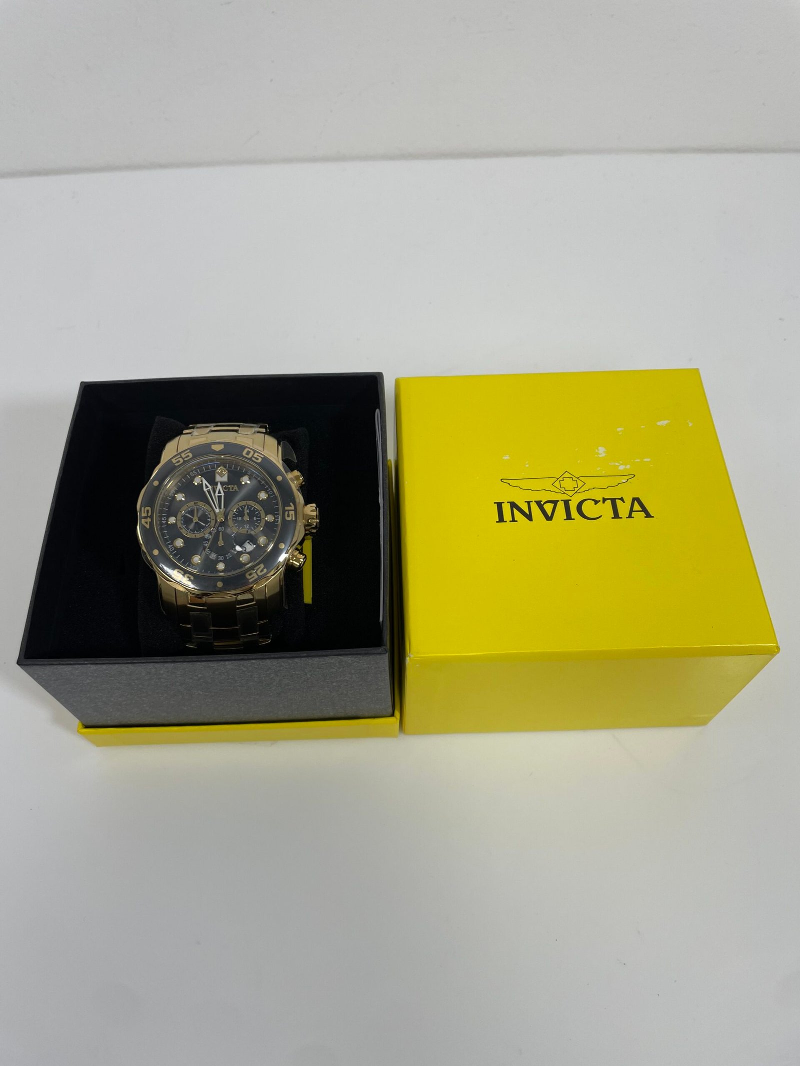 Relogio Invicta Pro Diver SCUBA Men's Watch - 48mm, Gold (40193)