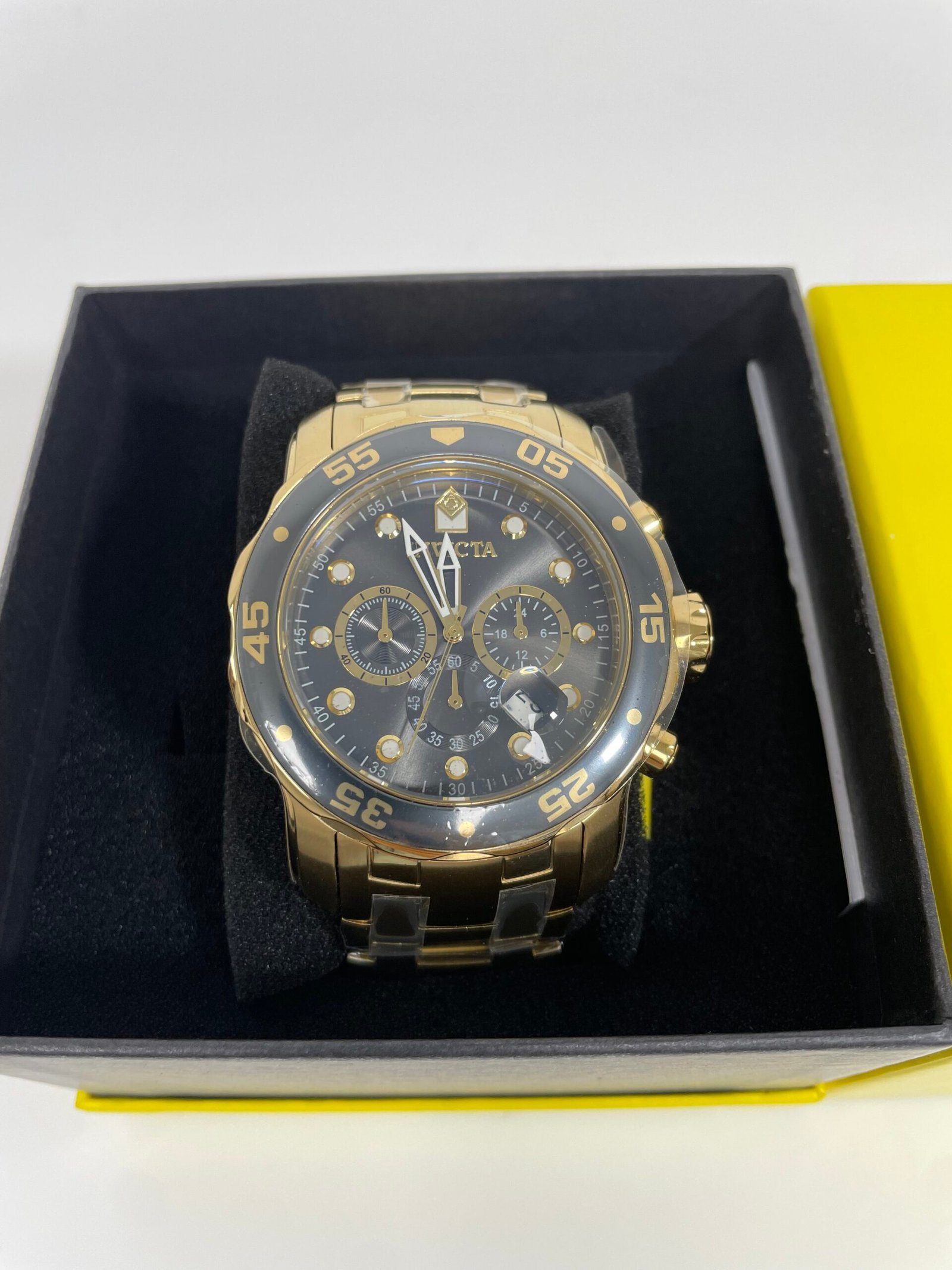 Relogio Invicta Pro Diver SCUBA Men's Watch - 48mm, Gold (40193) - Imagem 2