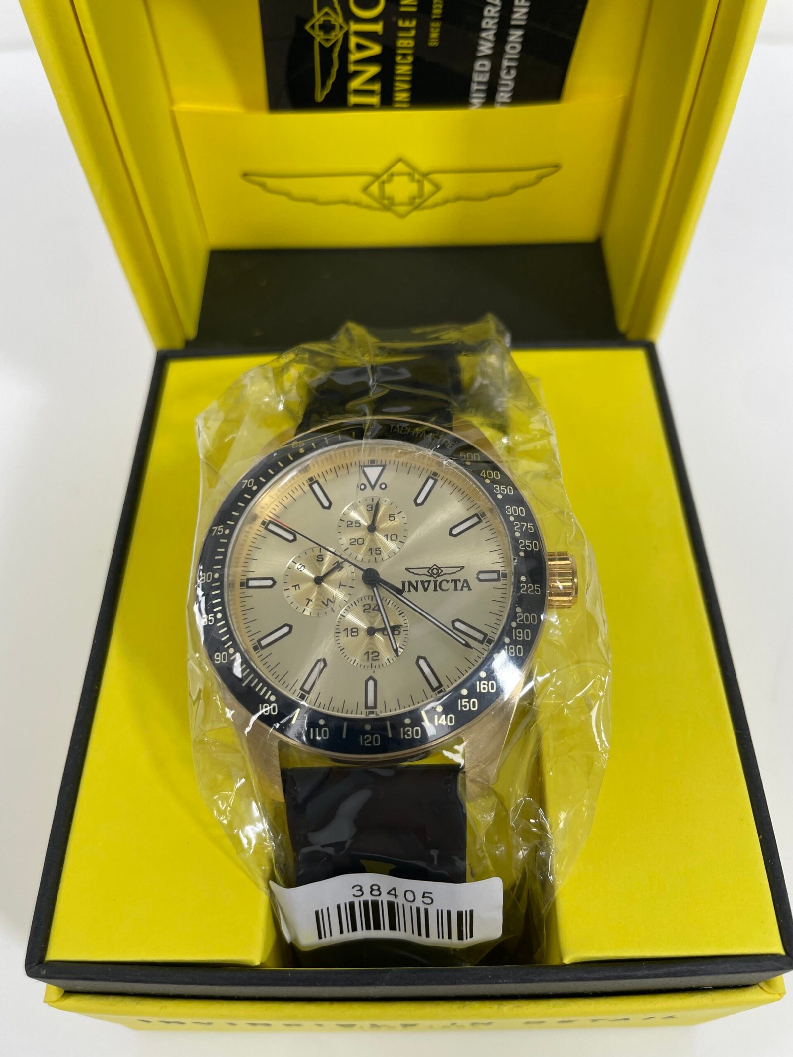 Relogio Invicta Aviator Nomad Men's Watch - 45mm, Black (38405) - Imagem 2