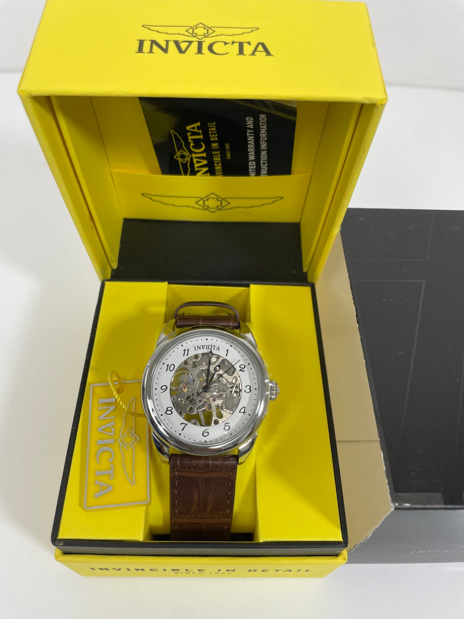 Relogio Invicta Specialty Mechanical Men's Watch - 42mm, Brown (ZG-17187)