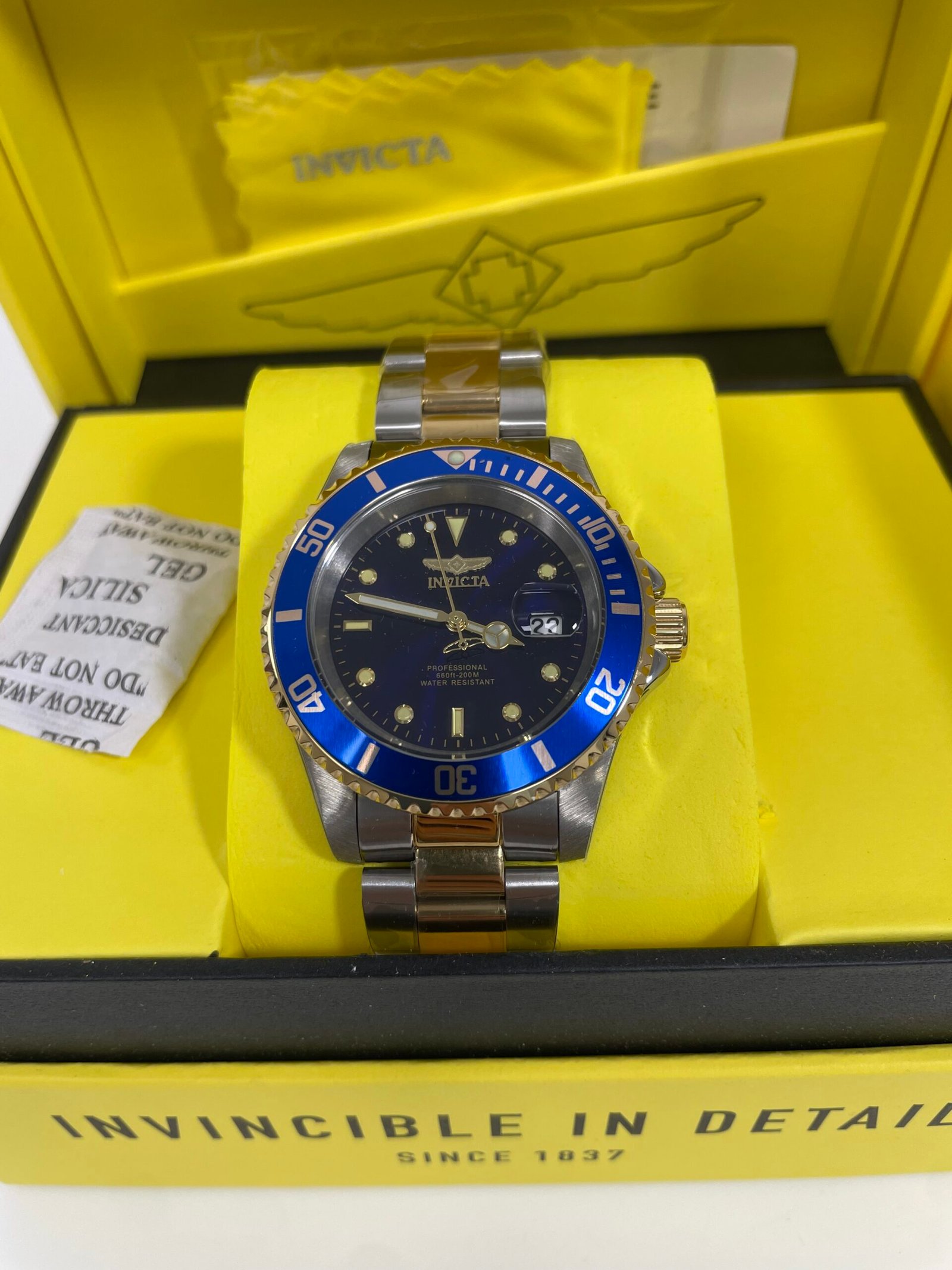 Relogio Invicta Pro Diver Automatic Men's Watch - 40mm, Steel, Gold (8928) - Imagem 2