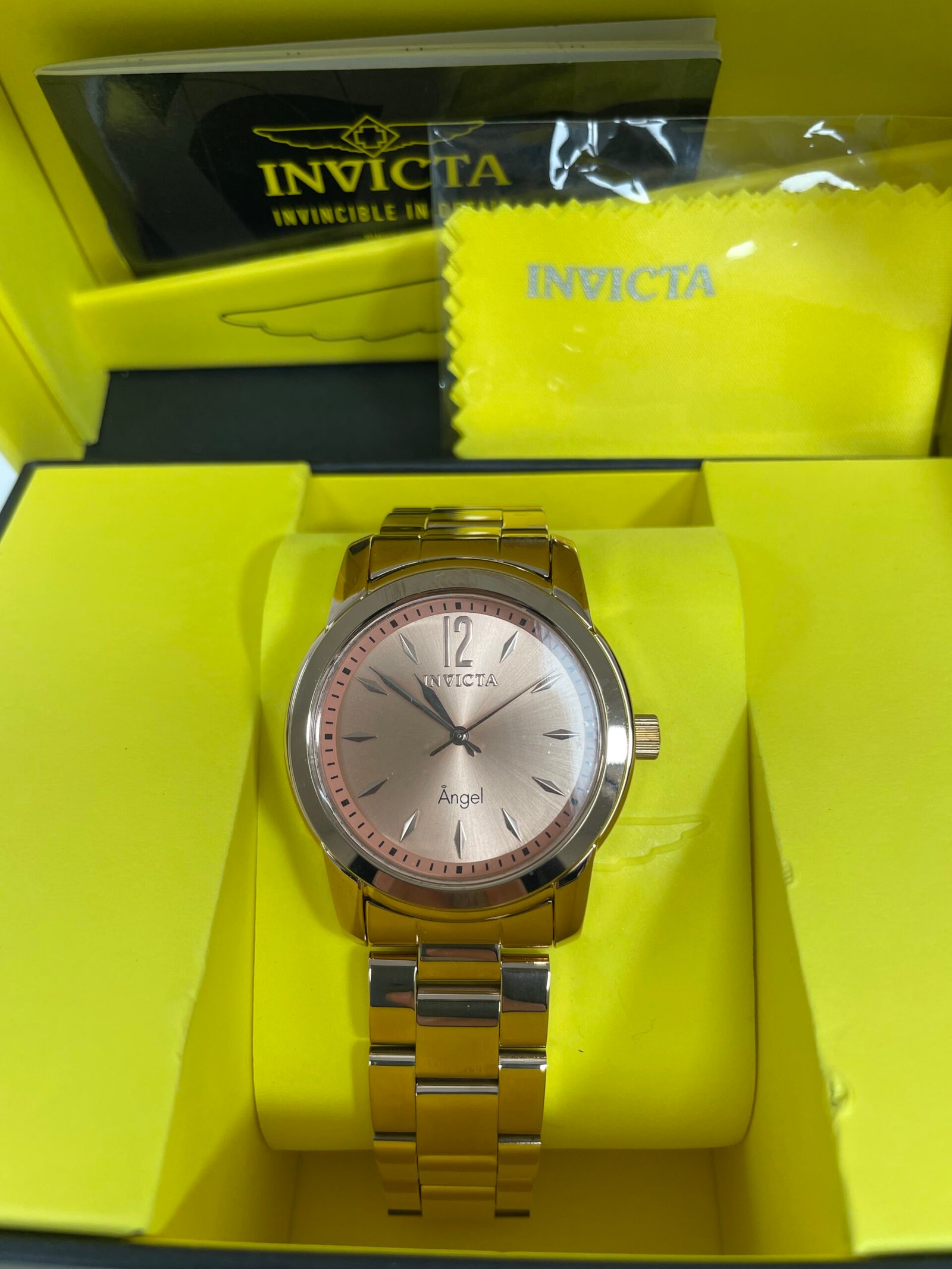 Invicta Angel Women's Watch - 38mm, Rose Gold (17421) - Imagem 3