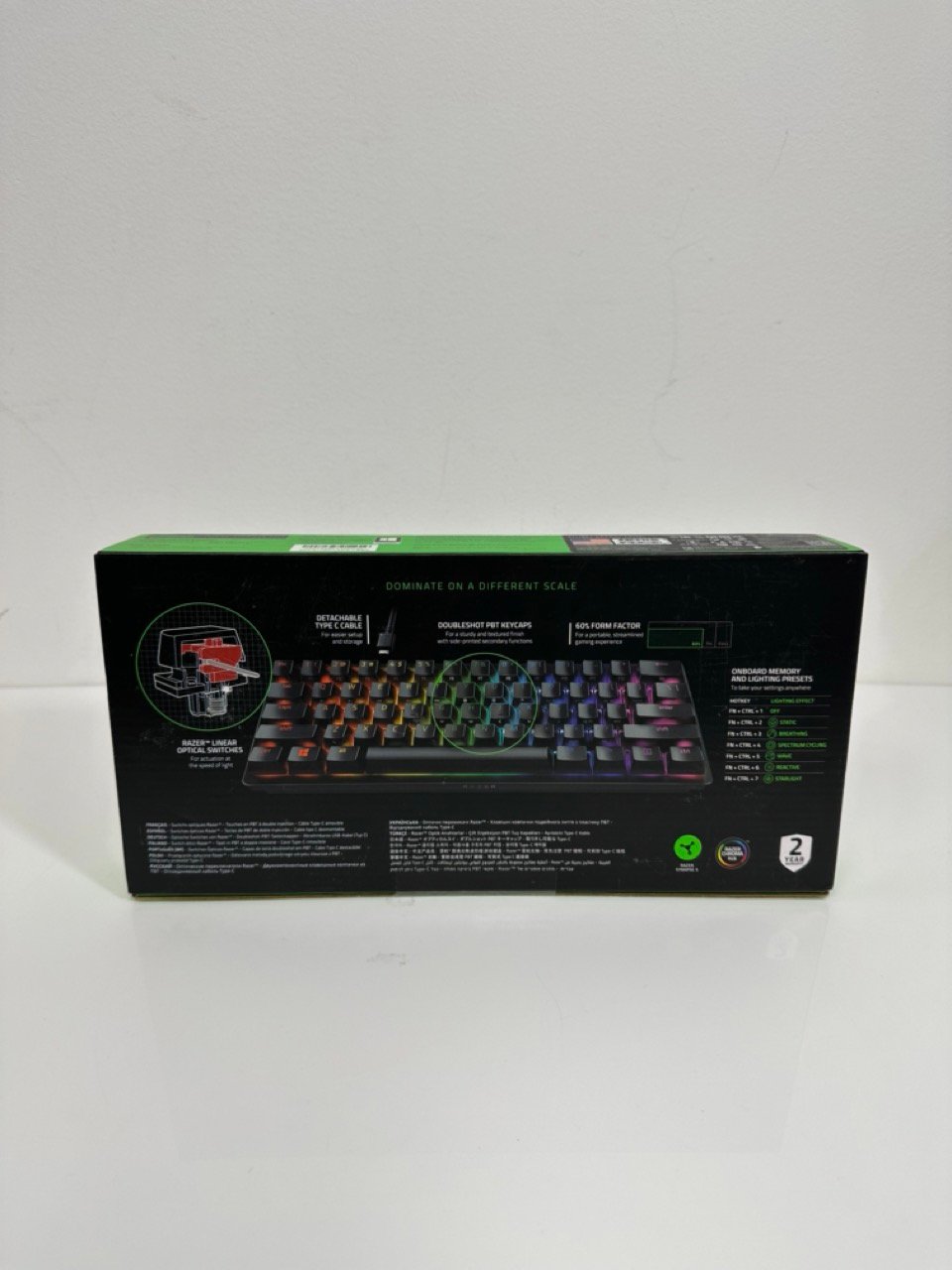 Teclado Gamer Razer Huntsman Mini - 60% Optical - Segunda Unidade - Imagem 2