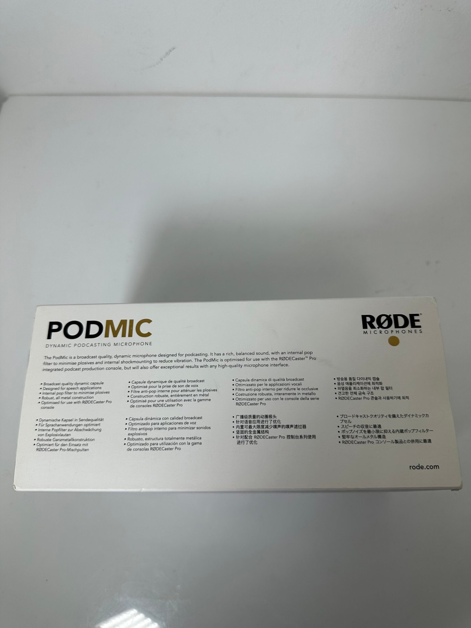 Rode Microphones - PodMic - Podcasting Microphone - Condição: Otima (A) - Imagem 5
