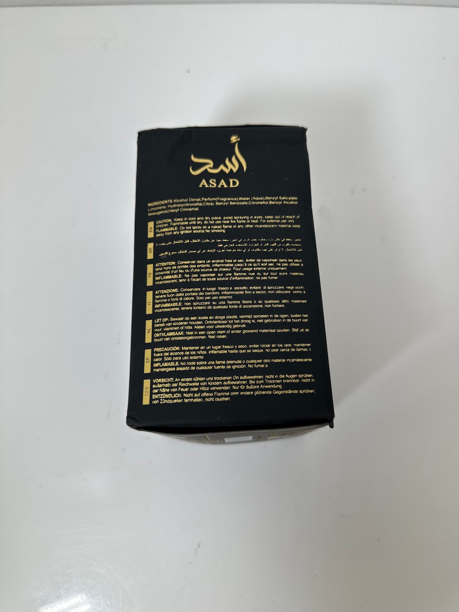 Lattafa - Perfume ASAD 100ml - Produto Novo (Open Box) - Imagem 5