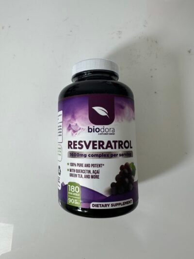 Biodora - Resveratrol 1600mg - 180 Capsules