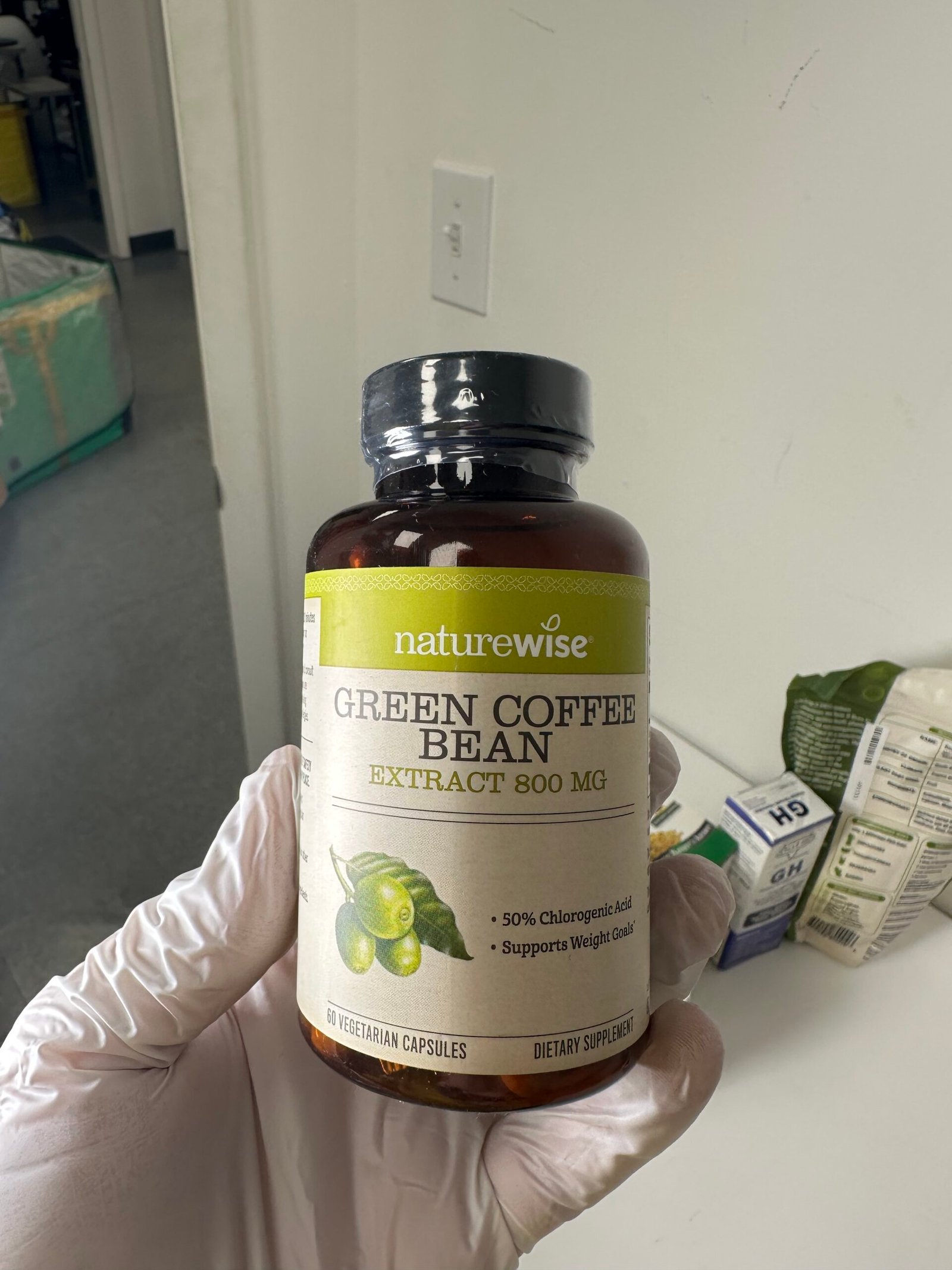 Naturewise - Green Coffee Bean Extract 800mg - 60 Capsules
