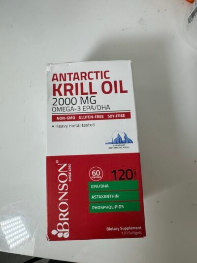 Bronson - Antarctic Krill Oil 2000mg - omega-3 EPA/DHA - 120 Tablets