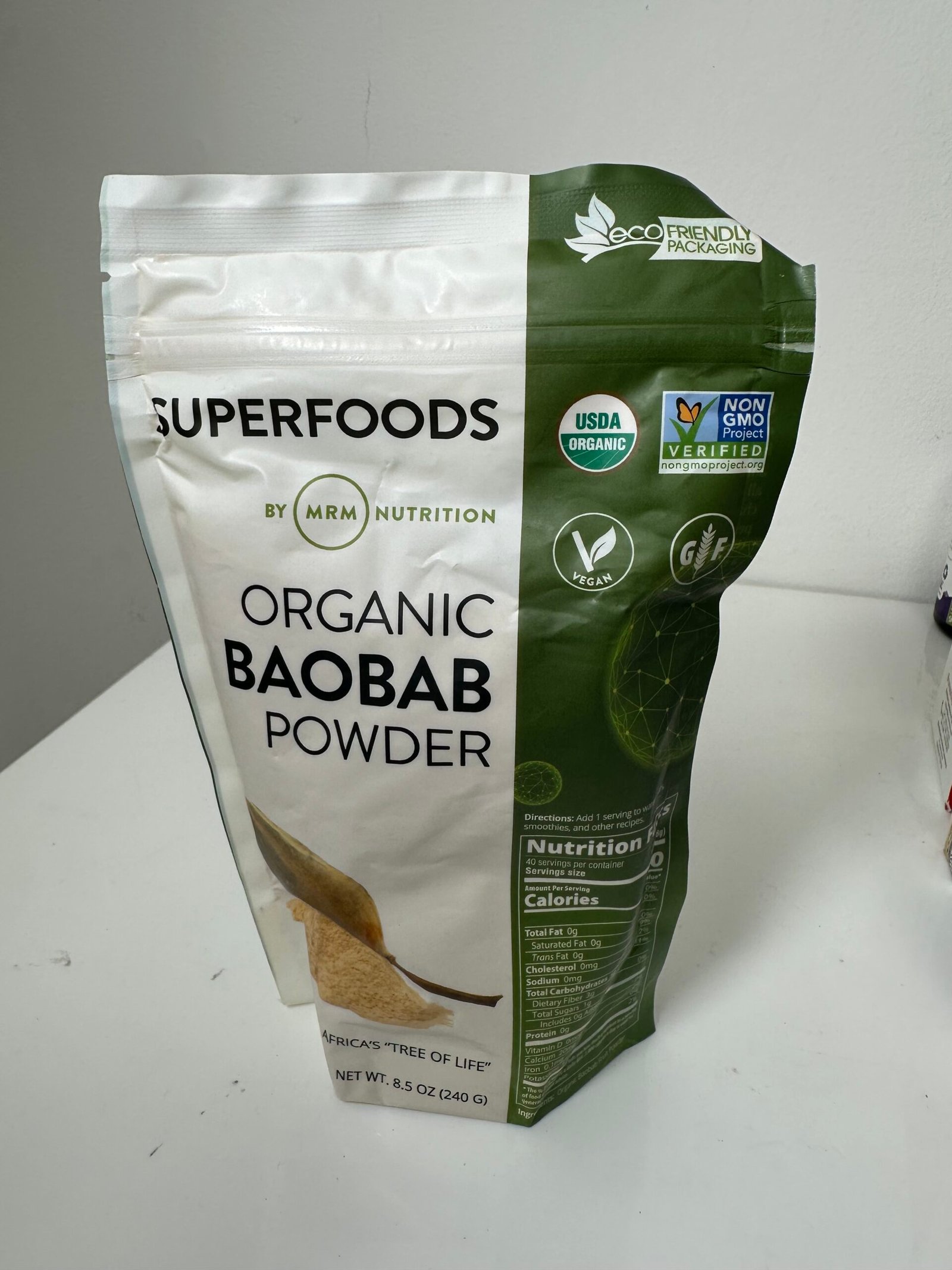 MRM Nutrition - Superfoods Organic Baobab Powder 240g