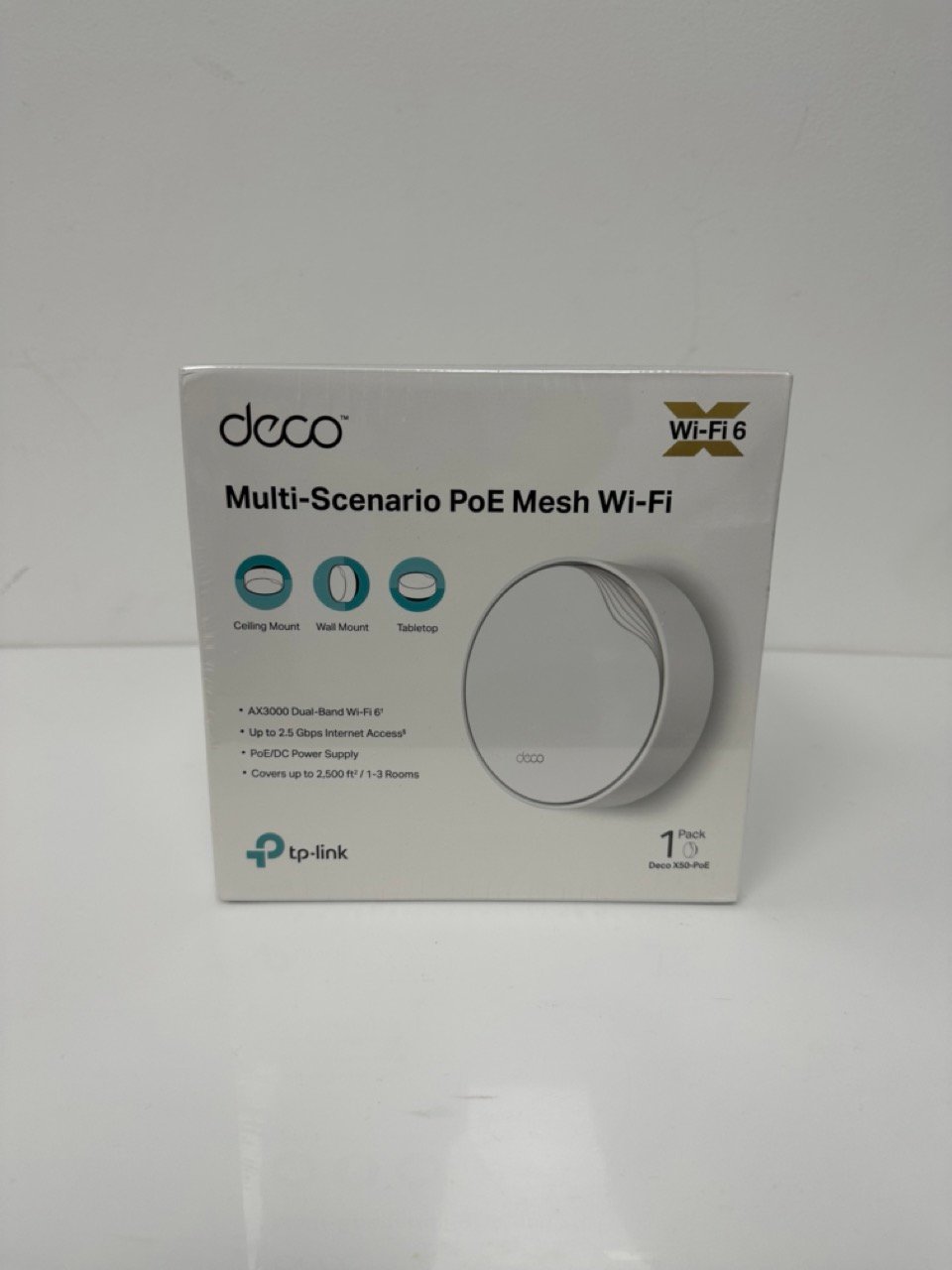 TP-LINK DECO WI-FI 6 MULTI SCENARIO POE MESH ROUTER X50-POE
