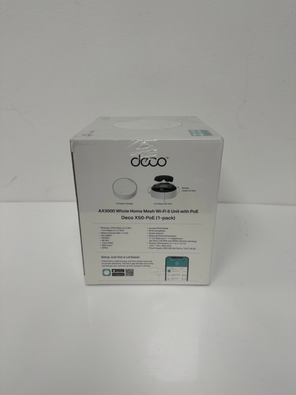 TP-LINK DECO WI-FI 6 MULTI SCENARIO POE MESH ROUTER X50-POE - Imagem 4