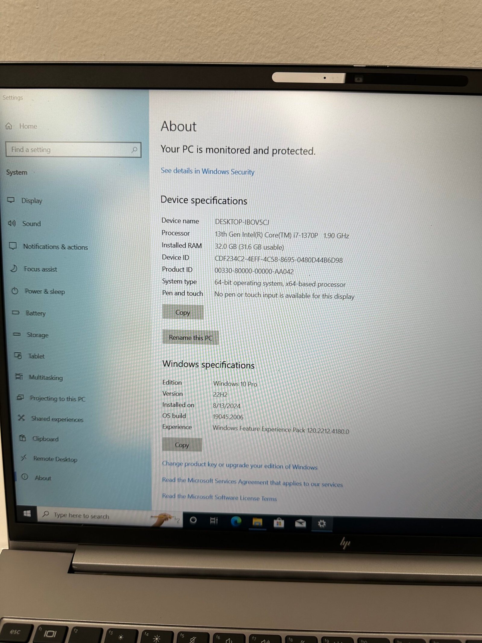 HP ZBook Firefly Intel Core i7 13ª geração 32 GB RAM - SSD ~256 GB - Condição: Excelente (A+) - Imagem 2