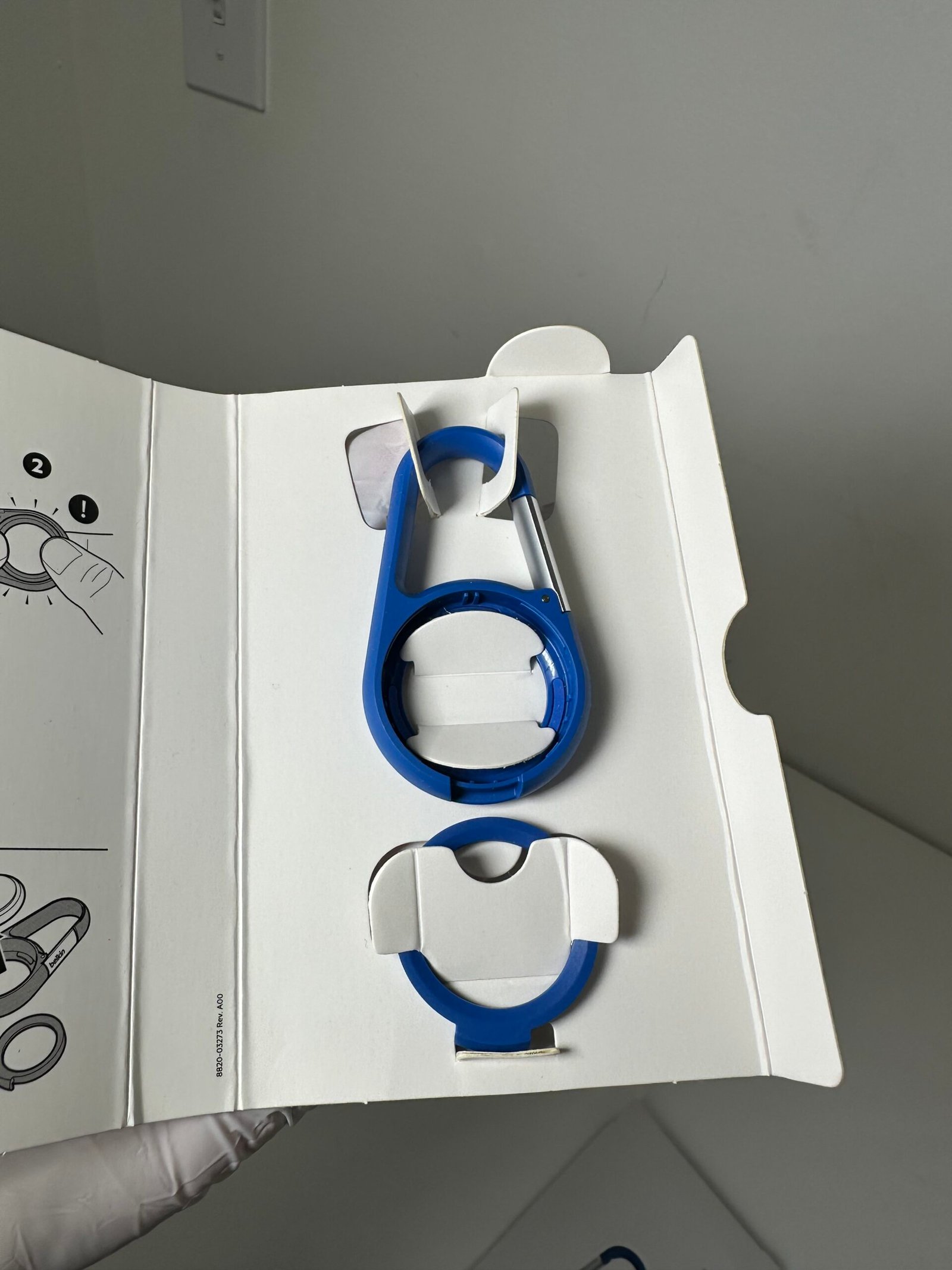Belkin - Secure Holder for AirTag with carabiner l Proteção para AirTag com Mosquetão - Produto Novo (Open Box) - Imagem 2