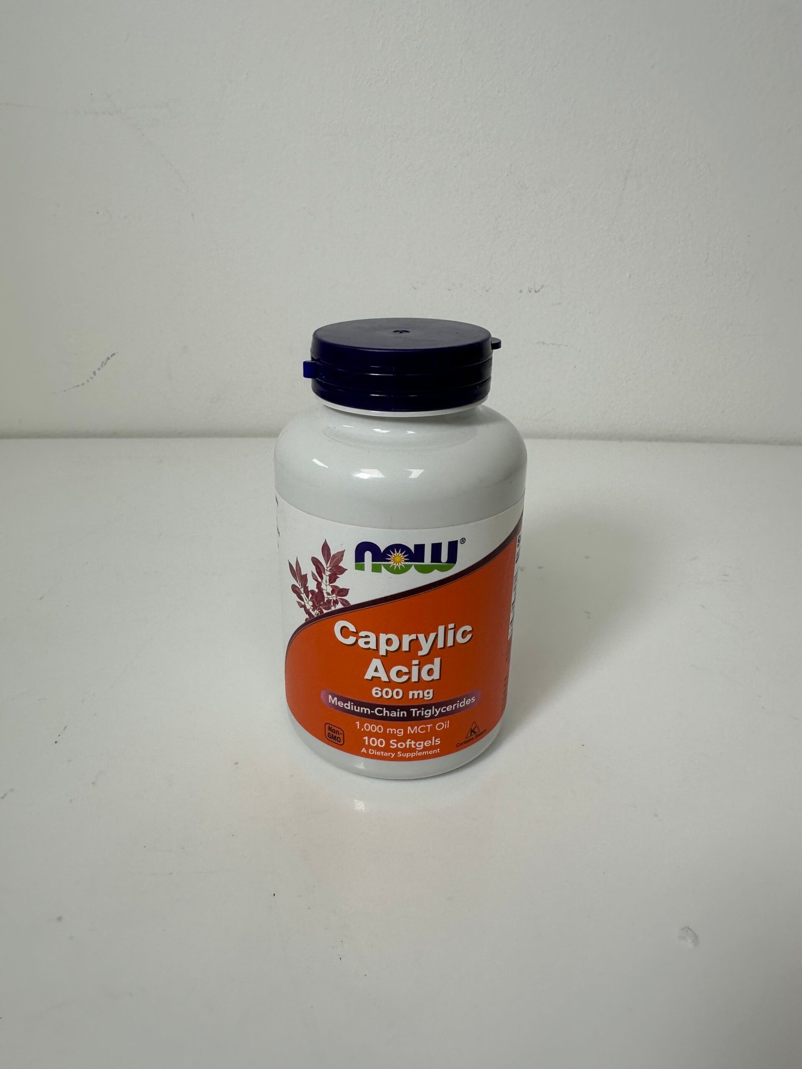 Now - Caprylic Acid 600mg - 100 Softgels