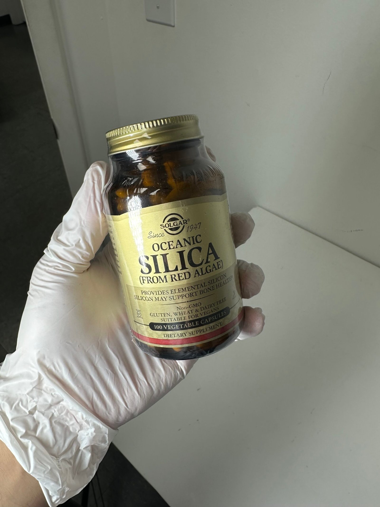 Solgar - Oceanic Silica (From Red Algae) - 100 Capsules