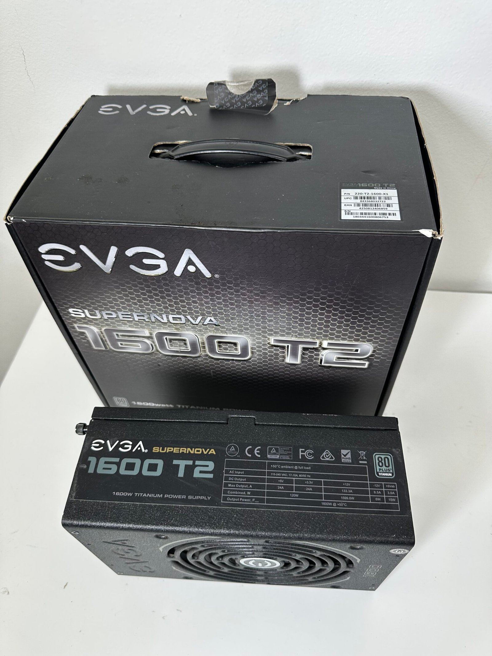 EVGA - Supernova 1600 T2 1600watt - Titanium Power Supply - Imagem 7
