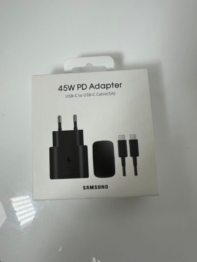 Samsung - 45W PD Adapter - USB-C to USB-C Cable - Produto Novo (lacrado)