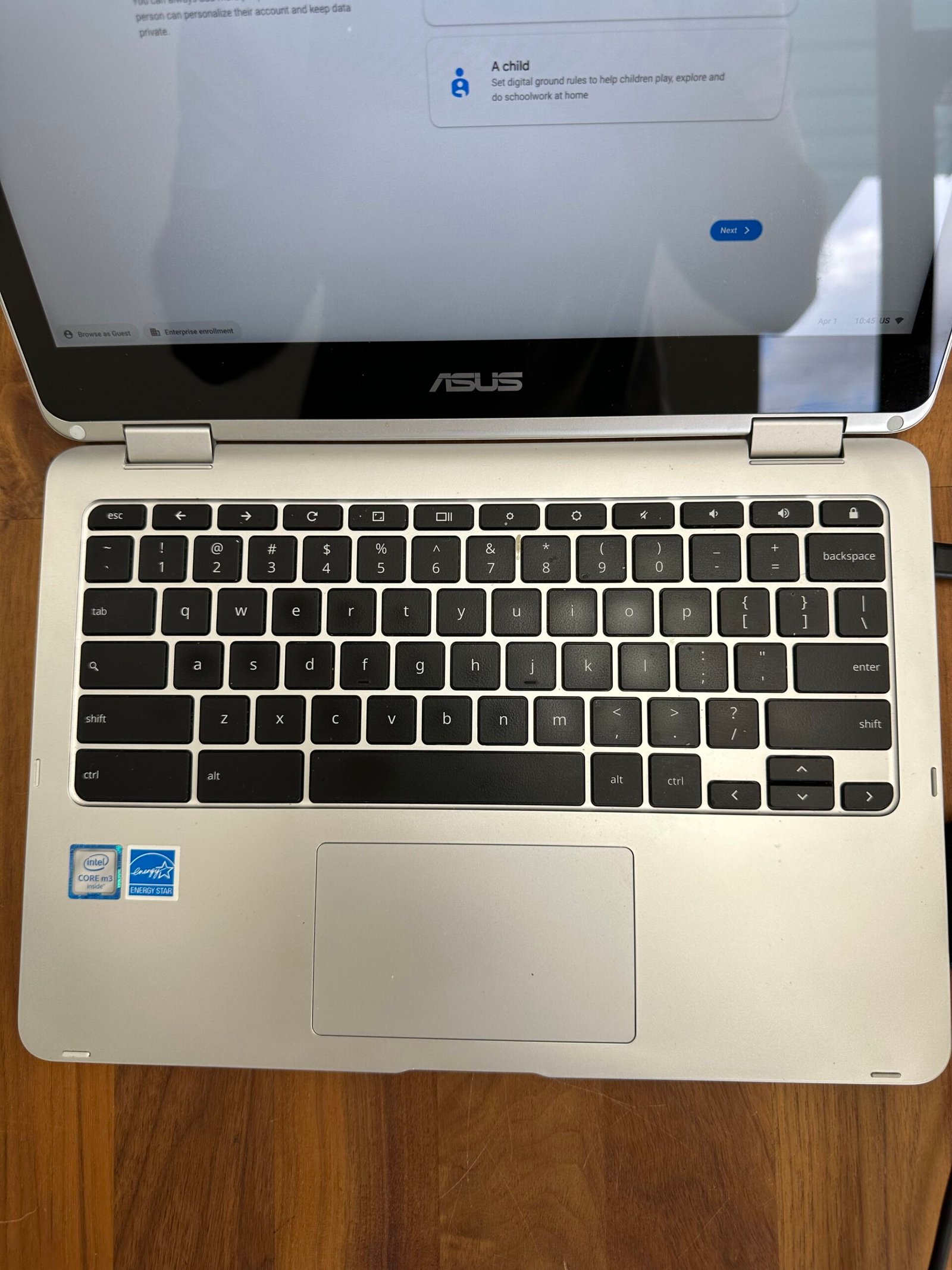 Asus Chromebook Model C302C - Intel Core M3 - Condição: Otima (A) - Imagem 4