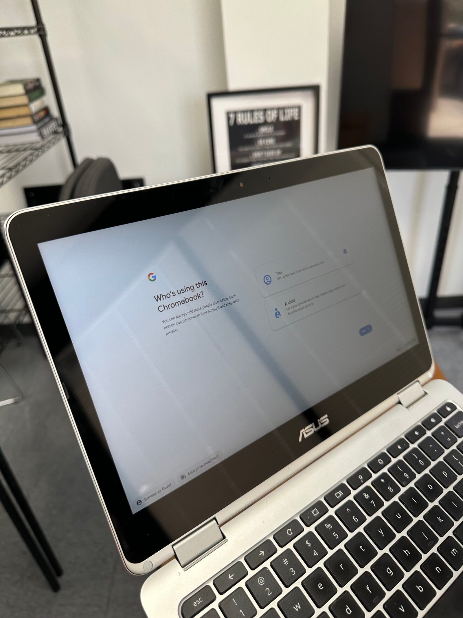 Asus Chromebook Model C302C - Intel Core M3 - Condição: Otima (A) - Imagem 3
