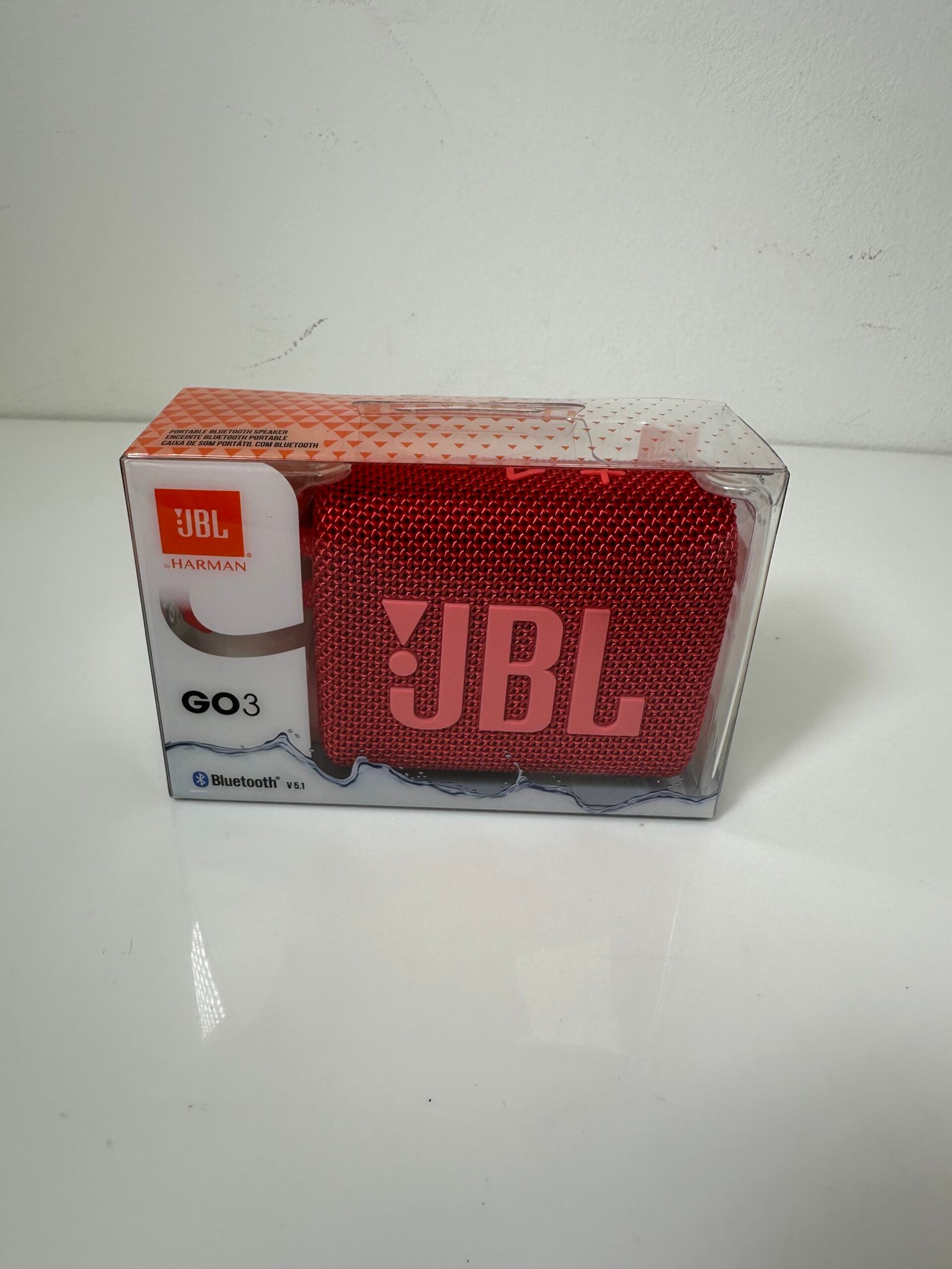 JBL - GO 3 - Caixa de Som Portatil - Red - Produto Novo (Na Caixa)