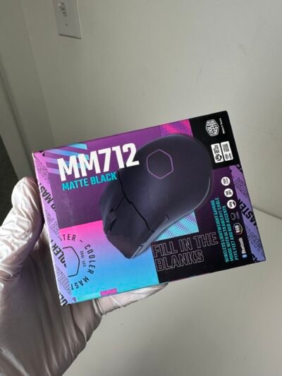 CoolerMaster - Mouse Wireless MM712 - Matte Black - Produto novo (Na caixa)