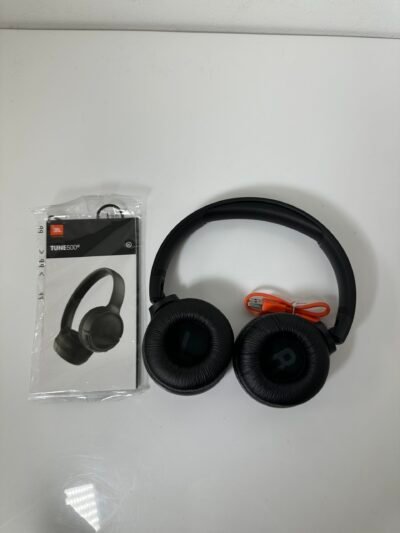 JBL Tune 500BT Wireless On-Ear Headphones - Black - Novo (Open Box)