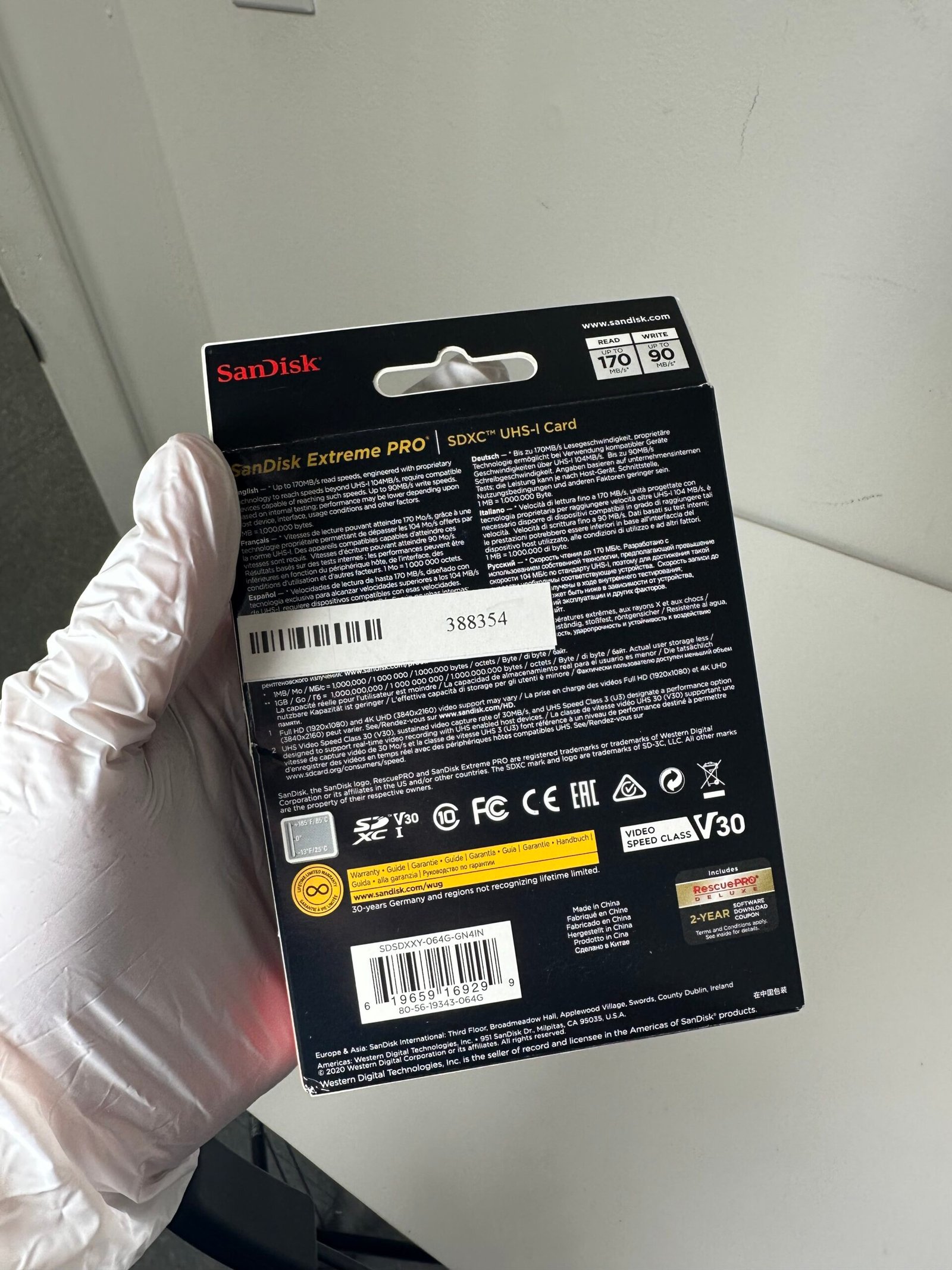 SanDisk - Extreme PRO 64GB - Cartao de Memoria - Produto Novo (Lacrado) - Imagem 2