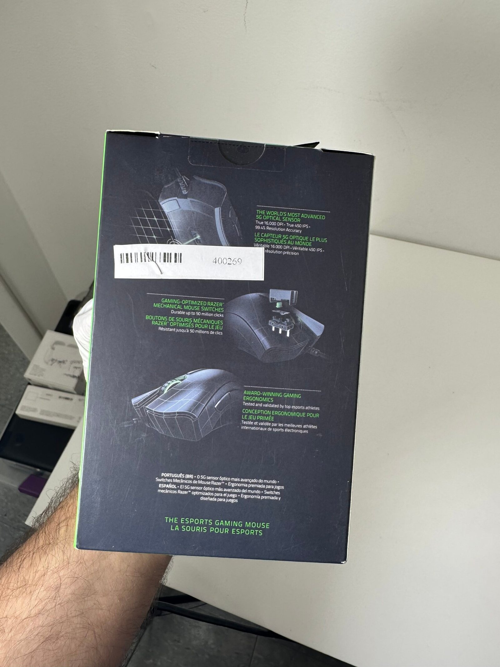Razer - Mouse Gamer - Deathadder Elite - Produto Novo (Na Caixa) - Imagem 2