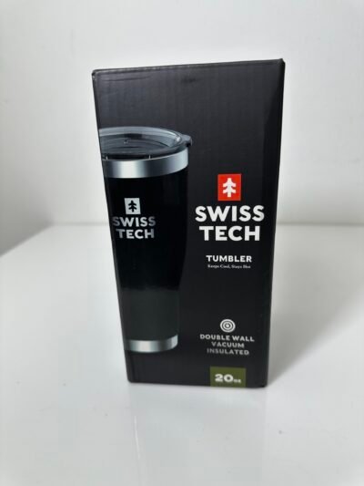 SwissTech - Tubler 20oz Double Wall Vacuum Insulated - Black - Produto Novo (lacrado)
