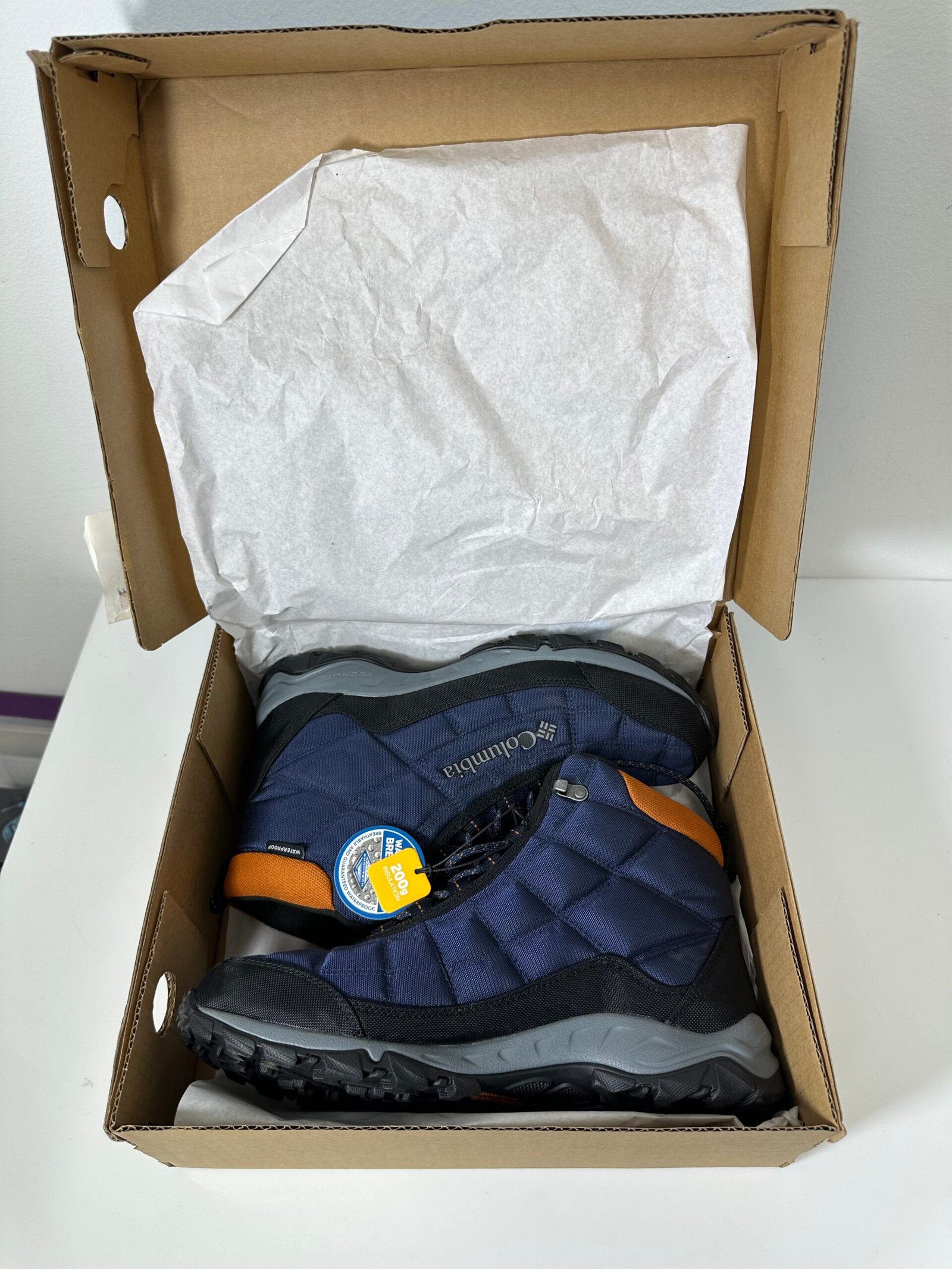 Columbia - FireCamp Boot 200g Insulation Men`s - Tamanho 10.5US - Produto Novo (Na Caixa)