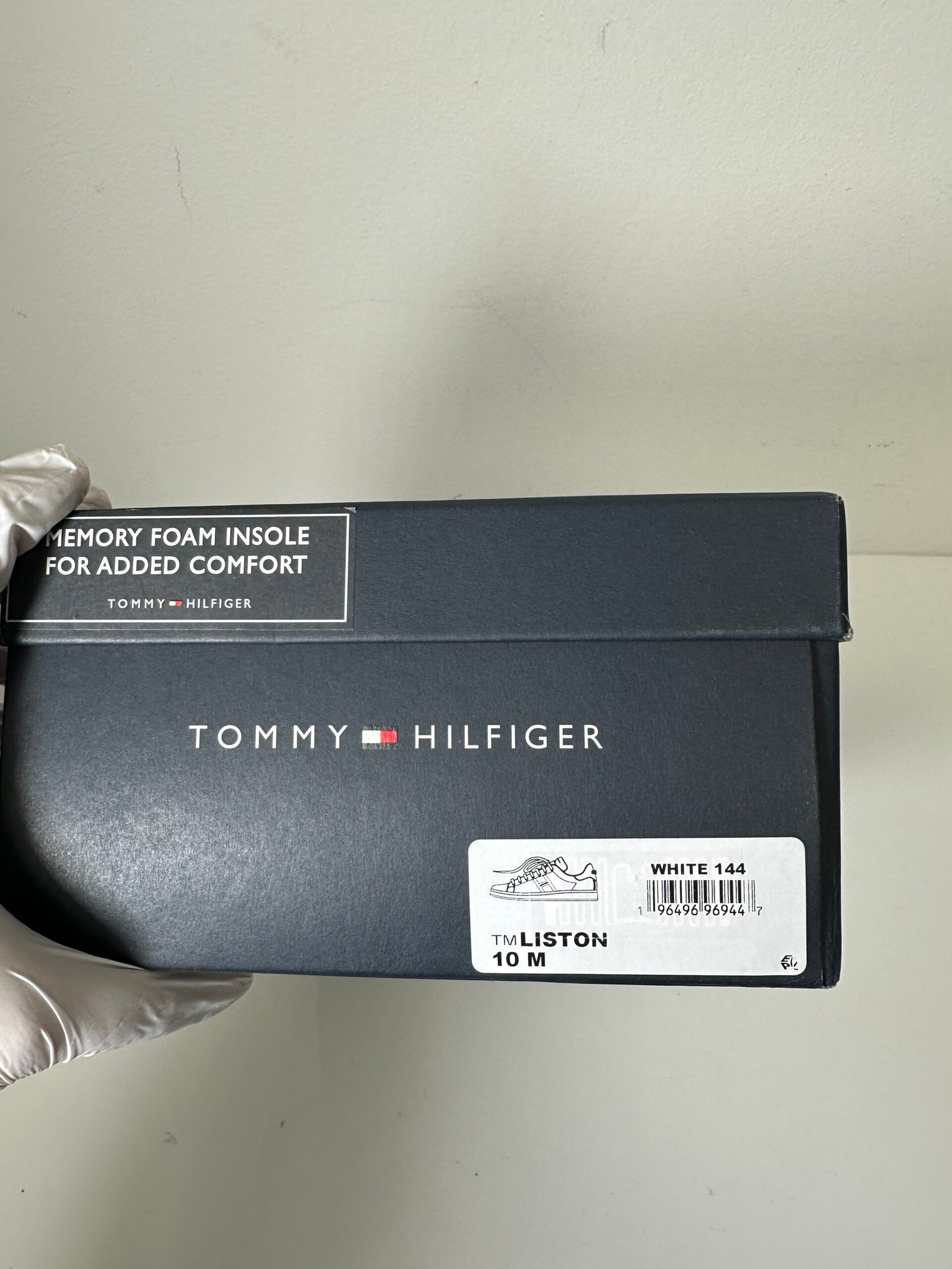 Tommy Hilfiger - Liston White 144 Men`s - Tamanho 10US - Produto Novo (Na caixa) - Imagem 2